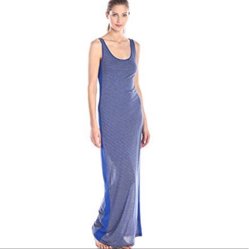 NWOT Three Dots Striped Maxi Dress, Size S
